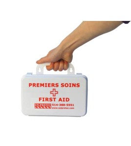 Trousse de premiers soins conforme CAN/CSA Z1220-17 pour travailleur isolé ou véhicule 5 personnes et plus