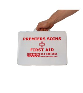 First aid kit conforming to CAN/CSA Z1220-17 low risk for 25 workers and less