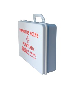 Trousse de premiers soins conforme CAN/CSA Z1220-17 risque faible pour 26 à 50 travailleurs