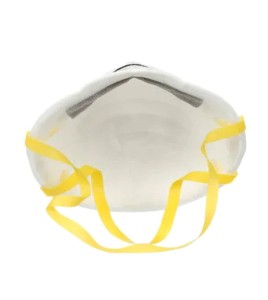 3M N95 particulate respirator for protection from solids & non-oil based liquids particles.