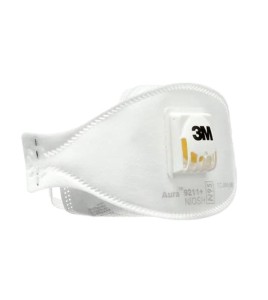 3M 9211, N95 particulate respirator with Cool Flow™ valve. Protects from solids & non-oily liquids. Sold per box, 10 units/box