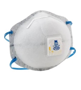 8576 3M P95 respirator with a Cool Flow™ valve for protection from oil based particles & acid gases. Sold per box, 10 units/box.