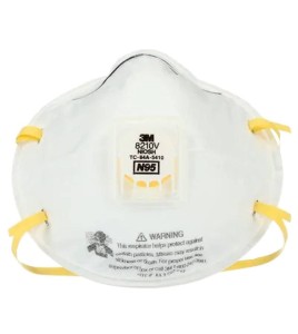 3M N95 particulate respirator with Cool Flow™ valve for protection from solids & non-oily liquids. Sold per box, 10 units/box