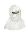 S-series polypropylene hood for respiratory protection systems in health, food and pharmaceutical sectors. Medium/large size.