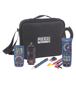 Multimeter Combo Kit with clamp meter, non-contact voltage detector and others