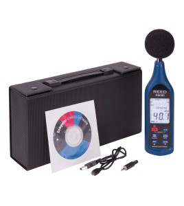 Sound Level Meter and Data Logger three ranges from 30 to 130 dB, type 2, Reed Instruments