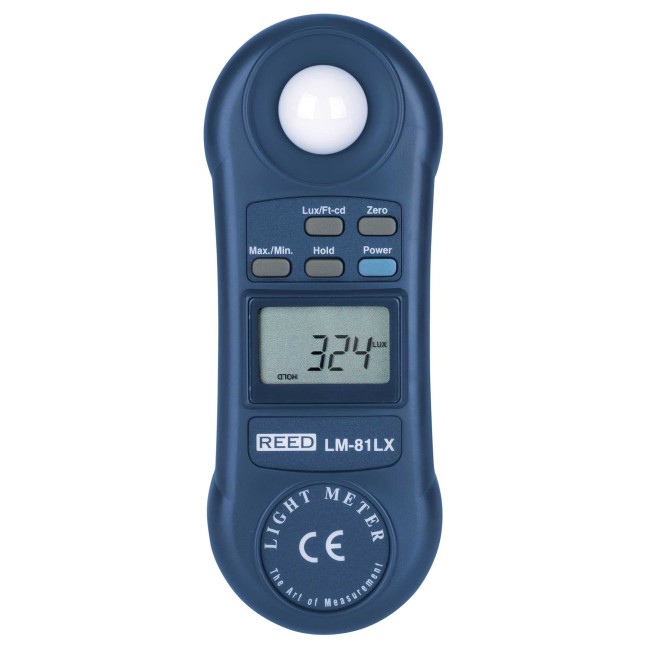 Light Meter user selectable Lux / Footcandles.