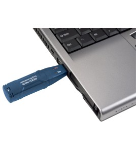 Enregistreur de données de température et humidité avec port USB intégré.