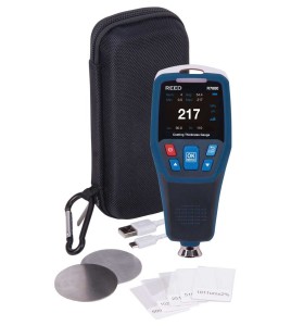 Coating Thickness Gauge for ferrous (F) and non-ferrous (NF) metal substrates.