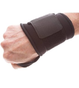 Ambidextre wrist support against carpal tunnel syndrome and tendinitis