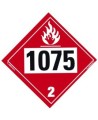 Placard with UN number 10-3/4 in X 10-3/4 in. Use in the transportation of hazardous materials.