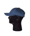 ERB navy blue baseball-style bump cap with ABS shell and cotton cap. Lightweight protection against bumps.