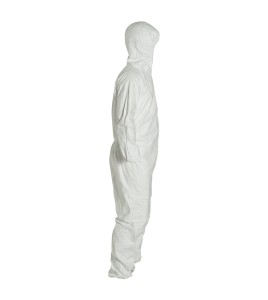 Disposable TYVEK 400  coveralls with hood, sold by unit