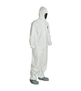 Disposable TYVEK400 coverall with hood and boot, box/25 unit