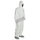 Disposable TYVEK400 coverall with hood and boot, box/25 unit