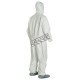 Disposable TYVEK400 coverall with hood and boot, box/25 unit