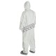 Disposable TYVEK400 coverall with hood and boot, box/25 unit