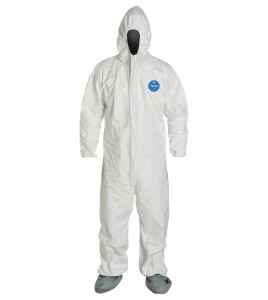 Disposable TYVEK400 coverall with hood and boot, box/25 unit