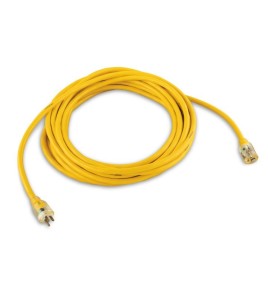 Rallonge 50 pieds / 15.24 m, 12/3 AWG 15 A- 120V, résistantes aux intempéries avec connexion NEMA 5-15