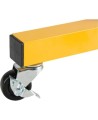 Caster for expandable safety barrier EPT999