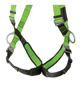 Peakworks Peakpro class A, P, full body harness equipped with 3 D-Rings, Quick-Connect buckles