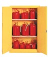 Flammable liquids storage cabinet, 30 US gallons (114 L), ULC-approved.