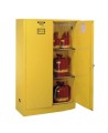 Armoire de 30 gallons US (114 L) pour liquides inflammables, certifiée ULC.