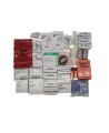 Refill content for TR02 first aid kit with a 16-types of item content