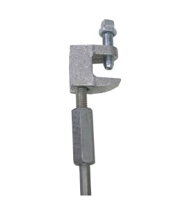 Steel threaded rod 3/8 in, sold by linear foot, length to be specifed