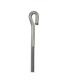 3/8" threaded rod with hook, 6-3/4" long