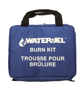 Trousse grand format de premiers soins avec articles apaisants WaterJel & CoolJel pour le traitement des brûlures légères