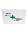 First aid kit with a 31-types of item content for minor chemical burns care. Content non-compliant with any requirements