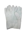 Welder gloves with 4 in. cuffs, large