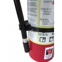 Fire extinguisher hose strap for 3/8 in diameter hose 5 lb