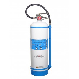 Portable fire extinguisher with demineralized water 2.5 gallons, type AC, ULC 2AC, with wall hook.