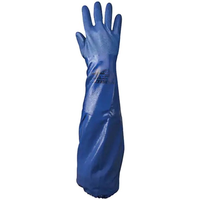 Gants enduits de nitrile Showa NSK26 muni d’une doublure en jersey et coton, vendu à la paire choix de grandeurs