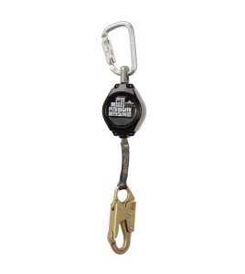 Peakworks Model SRL-76105-6LEAR, Arc Flash 6 ft , Self-Retracting Lifelines, 1 std carabiner & 1 twist lock