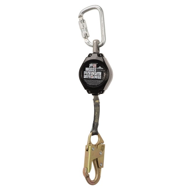 Peakworks Model SRL-76105-6LEAR, Arc Flash 6 ft , Self-Retracting Lifelines, 1 std carabiner & 1 twist lock