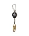 Peakworks Model SRL-76105-6LEAR, Arc Flash 6 ft , Self-Retracting Lifelines, 1 std carabiner & 1 twist lock