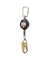 Peakworks Model SRL-76105-6LEAR, Arc Flash 6 ft , Self-Retracting Lifelines, 1 std carabiner & 1 twist lock