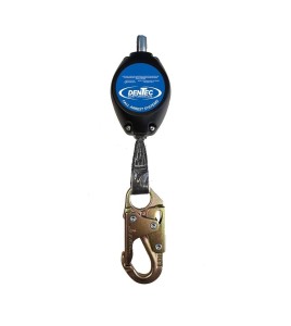 Dentec Model 0072215, 7 ft single leg, Self-Retracting Lifelines, 1 std carabiner