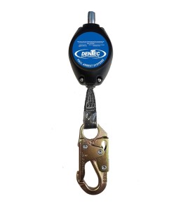 Dentec , 11 ft single leg, Self-Retracting Lifelines, 1 std carabiner