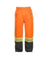 Pantalon Viking Professional Journeyman 300D orange haute visibilité, bandes argentées et jaunes, conforme à la CSA (S à 5XL)