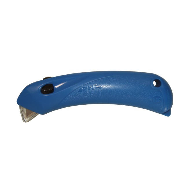 Safety knife with automatic retractable blade, NSF, disposable when worn, sold by unit