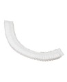 Zenith disposable pleated bouffant cap white made of nonwoven polypropylene, 21 "size, sold in packs of 100