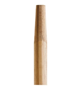 Wooden handle, tapered tip, 1-1/8" diameter, 60" long, sold by unit