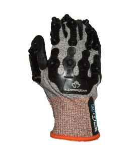 TenActiv™ foam nitrile coated glove with maximum impact protection, sold by the pair