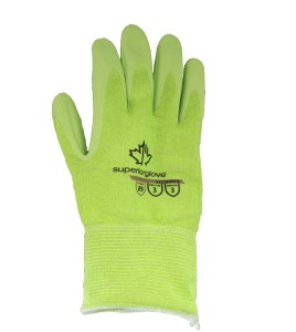 TenActiv high visibility, ultra-thin, durable, silicone-free, nitrile foam-coated cut resistant glove, sold by the pair