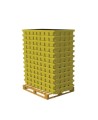 Yellow ESP low retention platform with 2-barrel storage capacity, sturdy model, sold individually