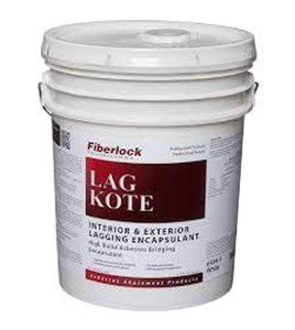 Lag-Kote II encapsulant for surface asbestos fibers, white, sold by 20L/5 gal (US)